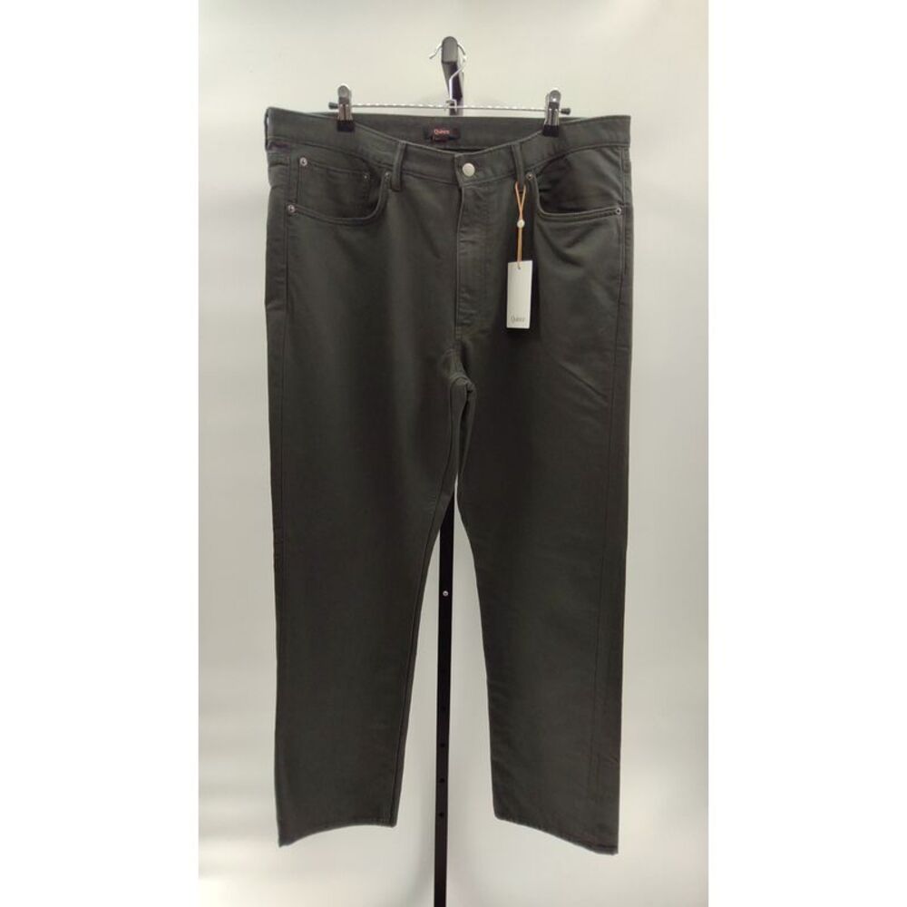 Quince Men Comfort Stretch Traveler 5 Pocket Pants Straight Dark Charcoal 38